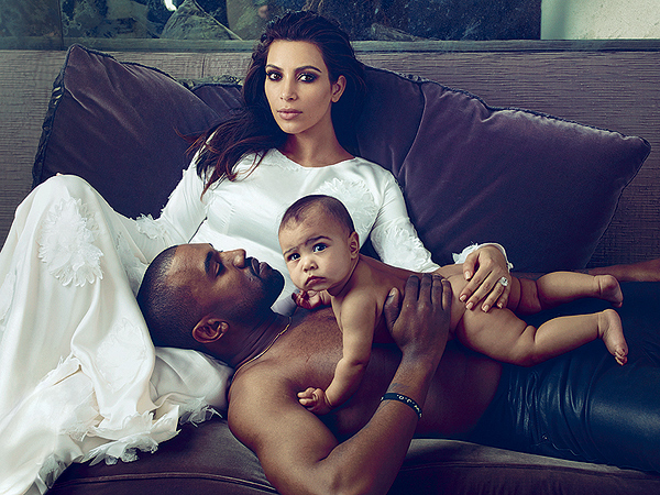 Kim Kardashian and Kanye Cover Vogue