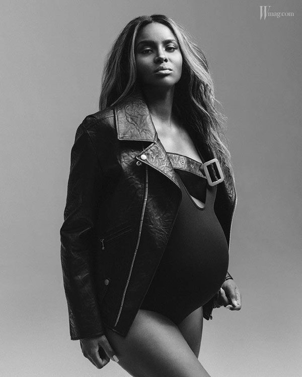 Ciara W Magazine Baby Bump