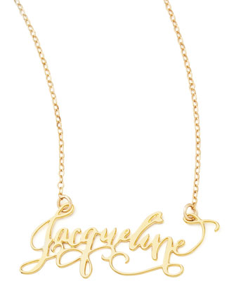 Brevity Gold Plate Necklace