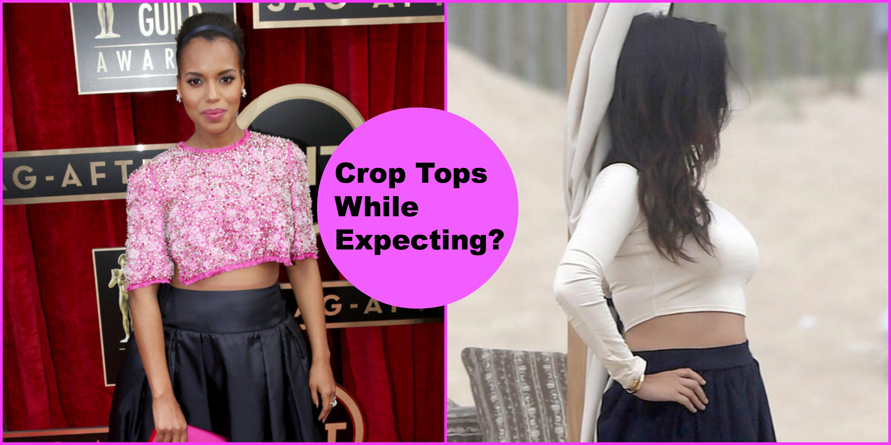 Are Crop Tops The New Pregnancy Fashion Staple?