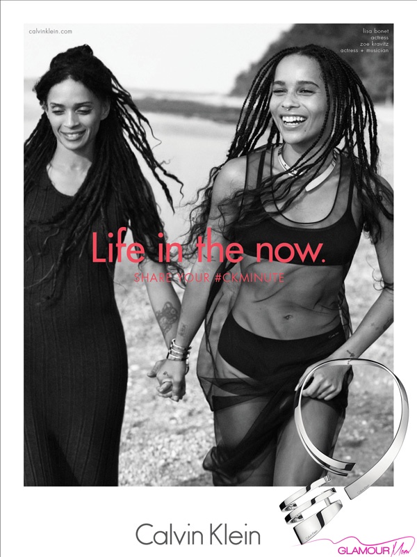 Glam Mother & Daughter Duo Lisa Bonet + Zoë Kravitz Stun In New Calvin Klein Campaign